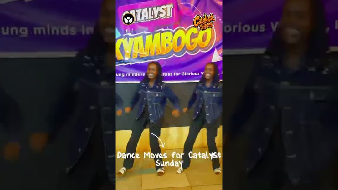 Let's help you get ready for Catalyst Sunday, one dance move at a time.😇